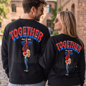 Together Forever Shirt - Personalized Gifts For Couple 01HUTI230726-Homacus