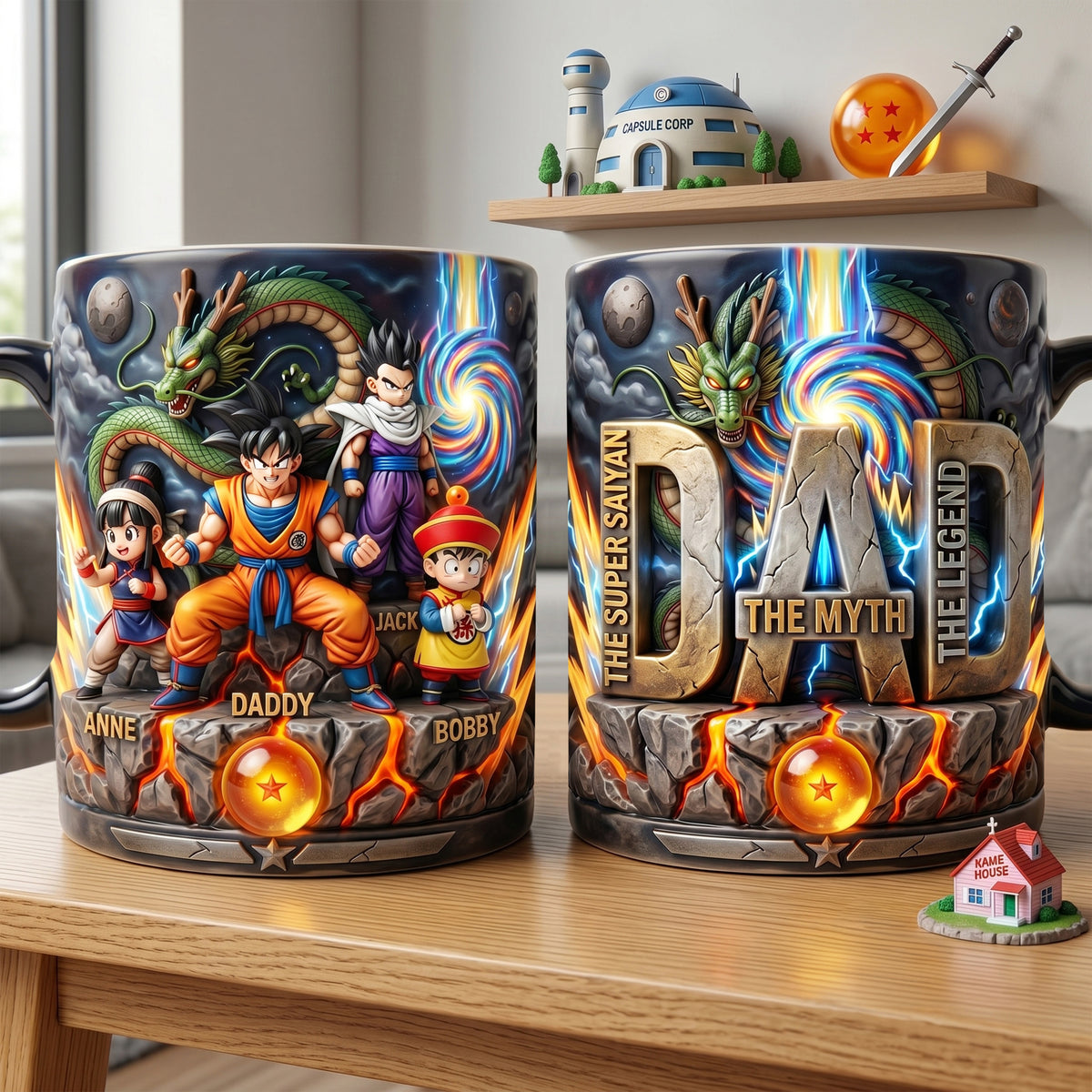 Legendary Dad Magic Mug - Personalized Gifts For Dads 03qhti210526-Homacus