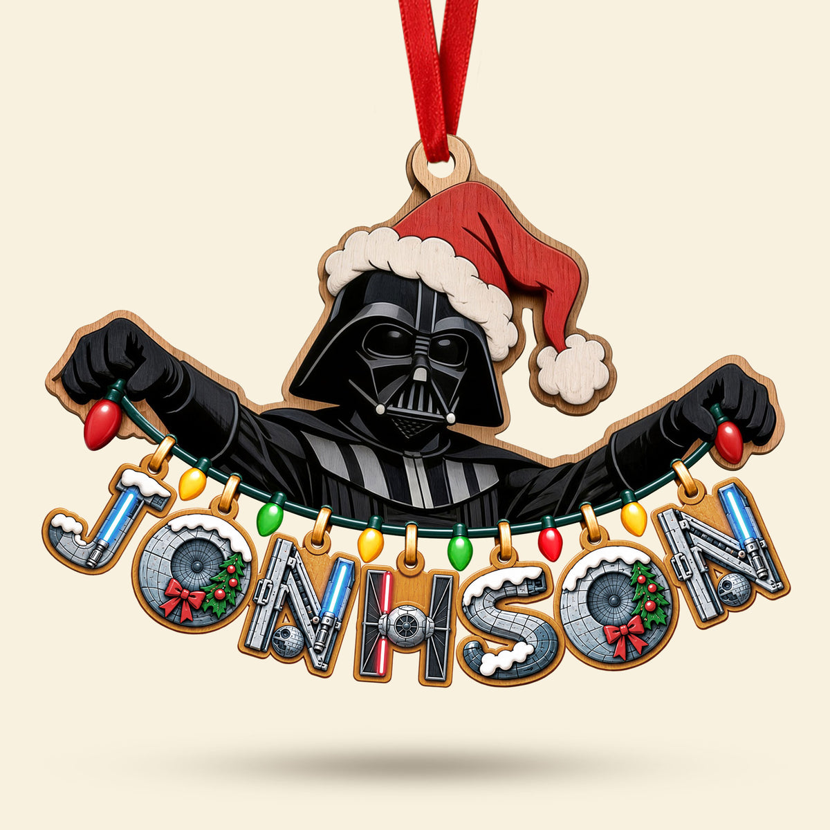 Name Art Lord String Ornament, Personalized Gifts 03QHTI230926-Homacus