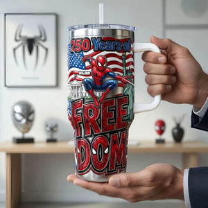 American Pride Tumbler Hanlde - Personalized Gifts For Patriotic 04PATI010626-Homacus