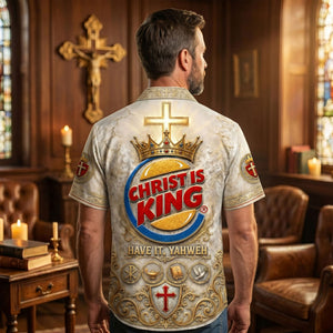 Faith King Hawaiian Shirt - Personalized Gifts For Christian Hawaiian Shirt 03TOTI090626-Homacus