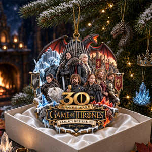 30th Anniversary Kingdom Christmas Ornament - Personalized Gifts 05HATI120926-Homacus