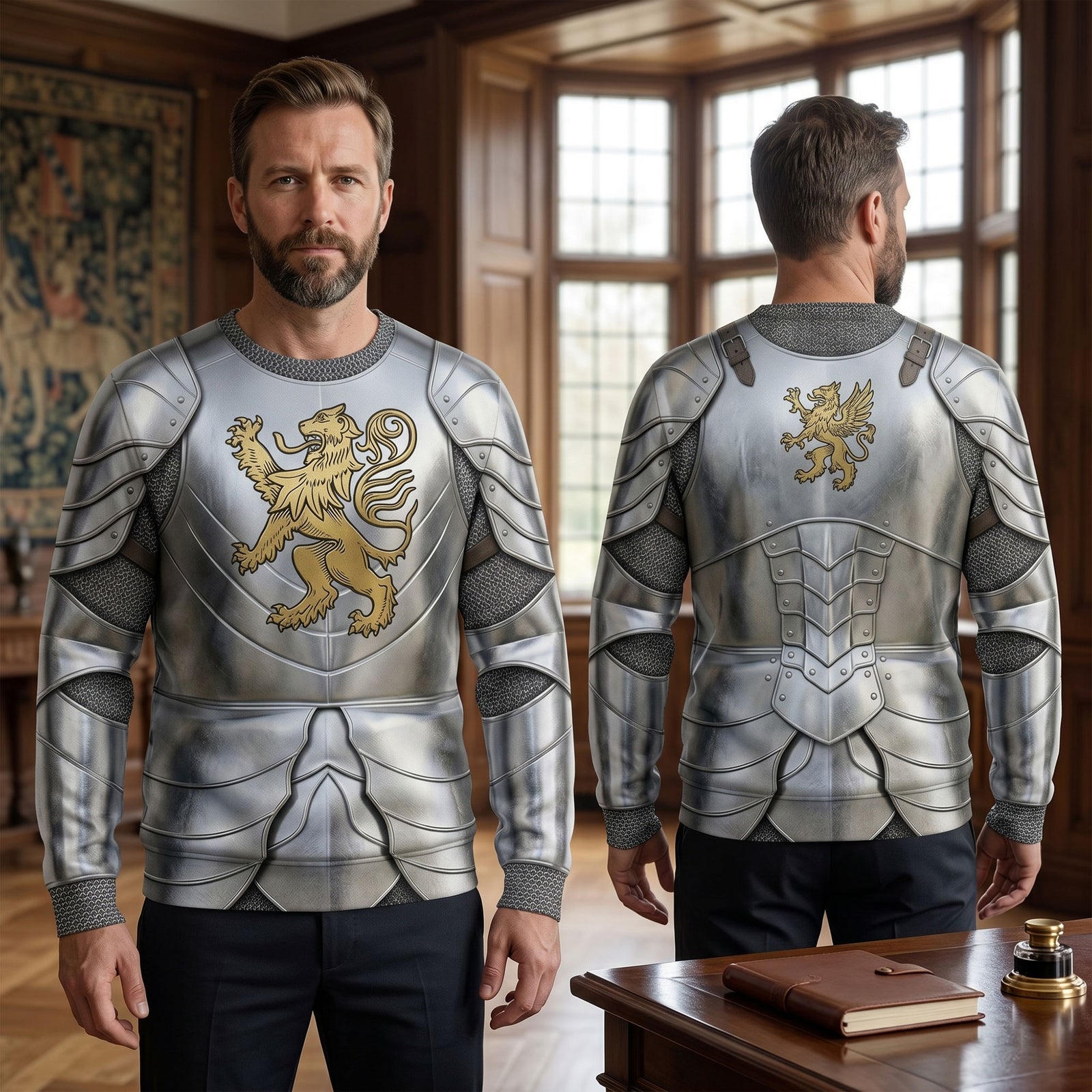 Royal Knight Armor Shirt - Personalized Gifts 01huti030626-Homacus