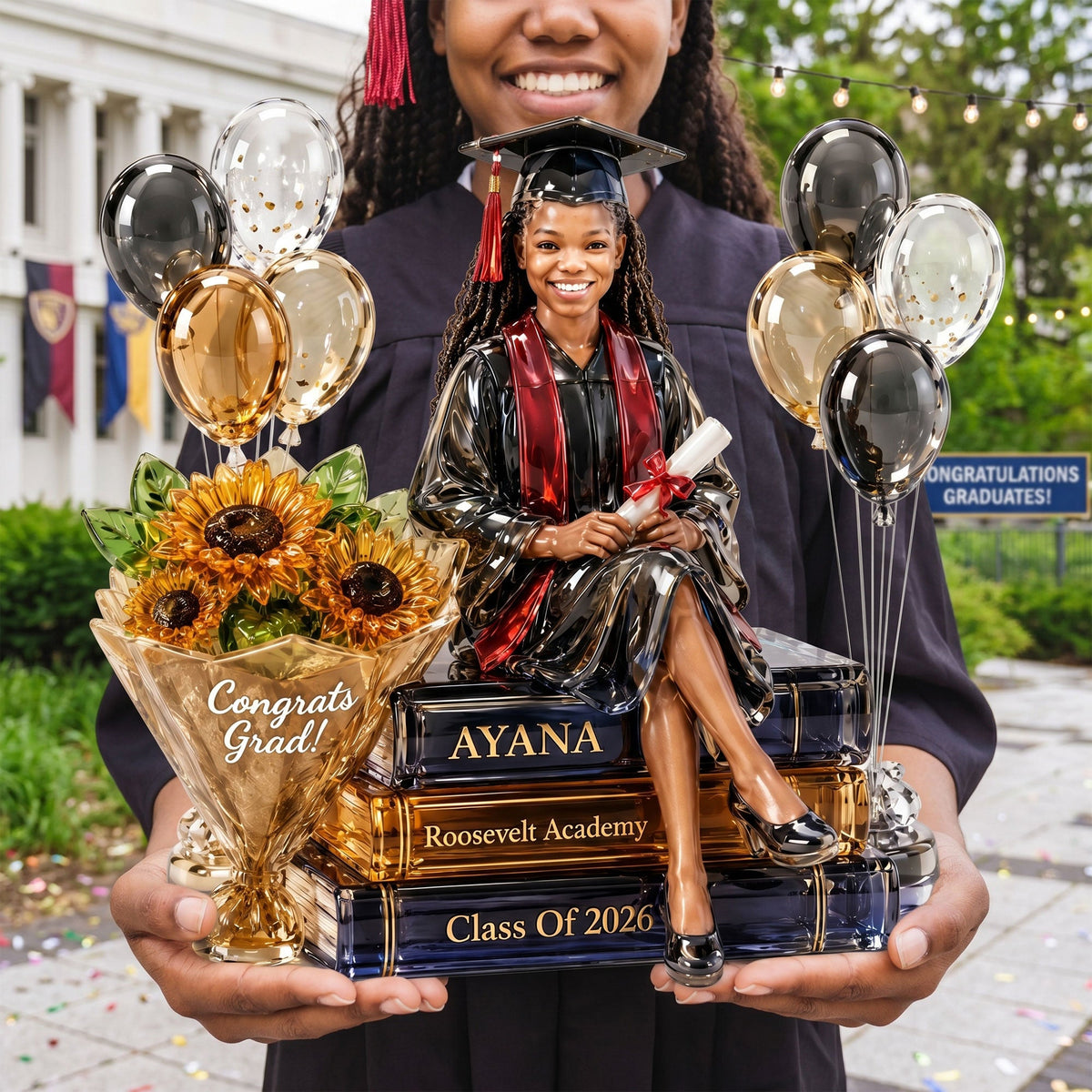 Graduation Memory Acrylic Plaque - Personalized Custom Photo Gifts For Graduations 01NATI120526-Homacus