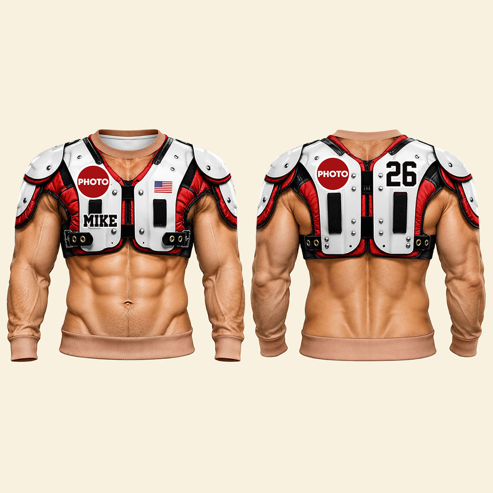Funny Muscle Player Shirt - Personalized Gift For Sport Lovers 04HUTI051026-Homacus