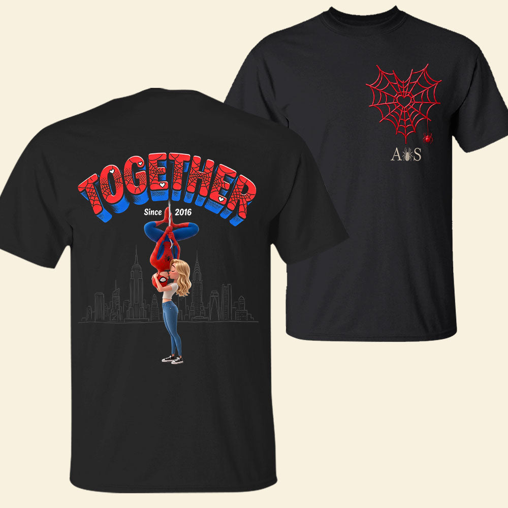 Together Forever Shirt - Personalized Gifts For Couple 01HUTI230726-Homacus