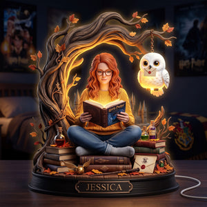 Mystical Reading Acrylic Light Box - Custom Photo Gifts For Book Lovers 02nati160926