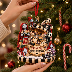Sweet Little Spooky Family Ornament - Personalized Christmas Gifts For Family 03hati211026-Homacus