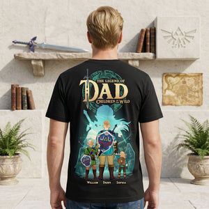 The Legend Of Dad Shirt - Personalized Father's Day Gifts 02NATI040526-Homacus