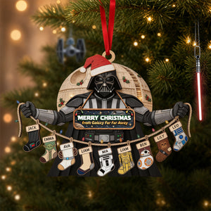 Cosmic Christmas Stocking Ornament, Personalized Gifts For Family 03qhti100926-Homacus