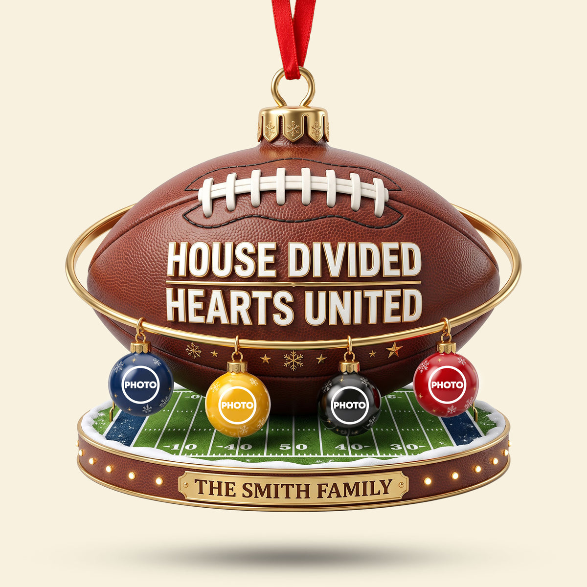 Sporty Christmas Love Ornament - Personalized Gifts For Family 01NATI270826