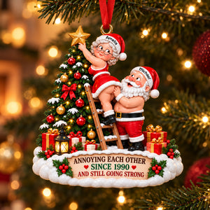 Annoying Each Other Christmas Ornament - Personalized Gifts For Couples 01OHTI161026-Homacus
