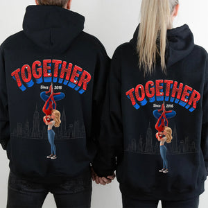 Together Forever Shirt - Personalized Gifts For Couple 01HUTI230726-Homacus