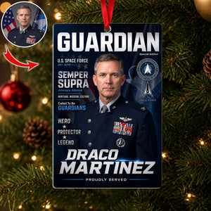 Honor Country Hero Christmas Ornament Custom Photo Gifts 04HUTI260826