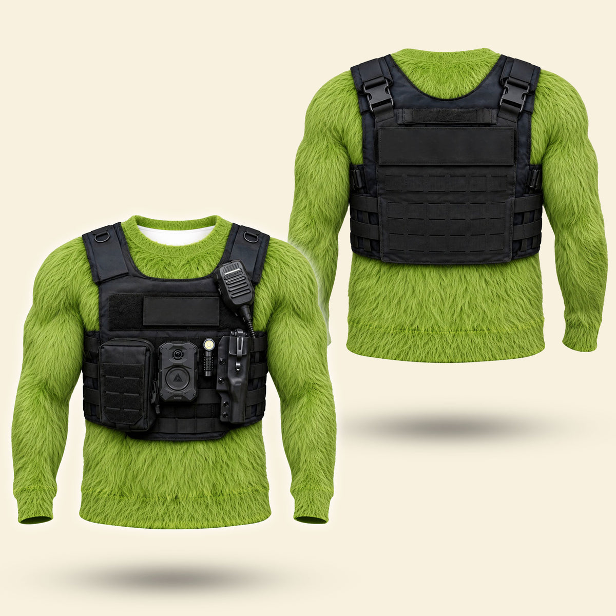 Policeman Christmas Officer Shirt - Personalized Gifts For Policeman Sweatshirt 04HUTI221026-Homacus