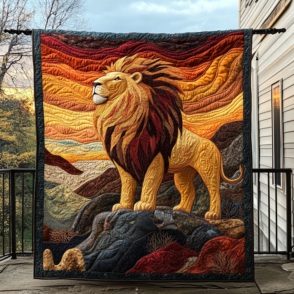 Gifts For Lion Lover Blanket Mountain Monarch-Homacus
