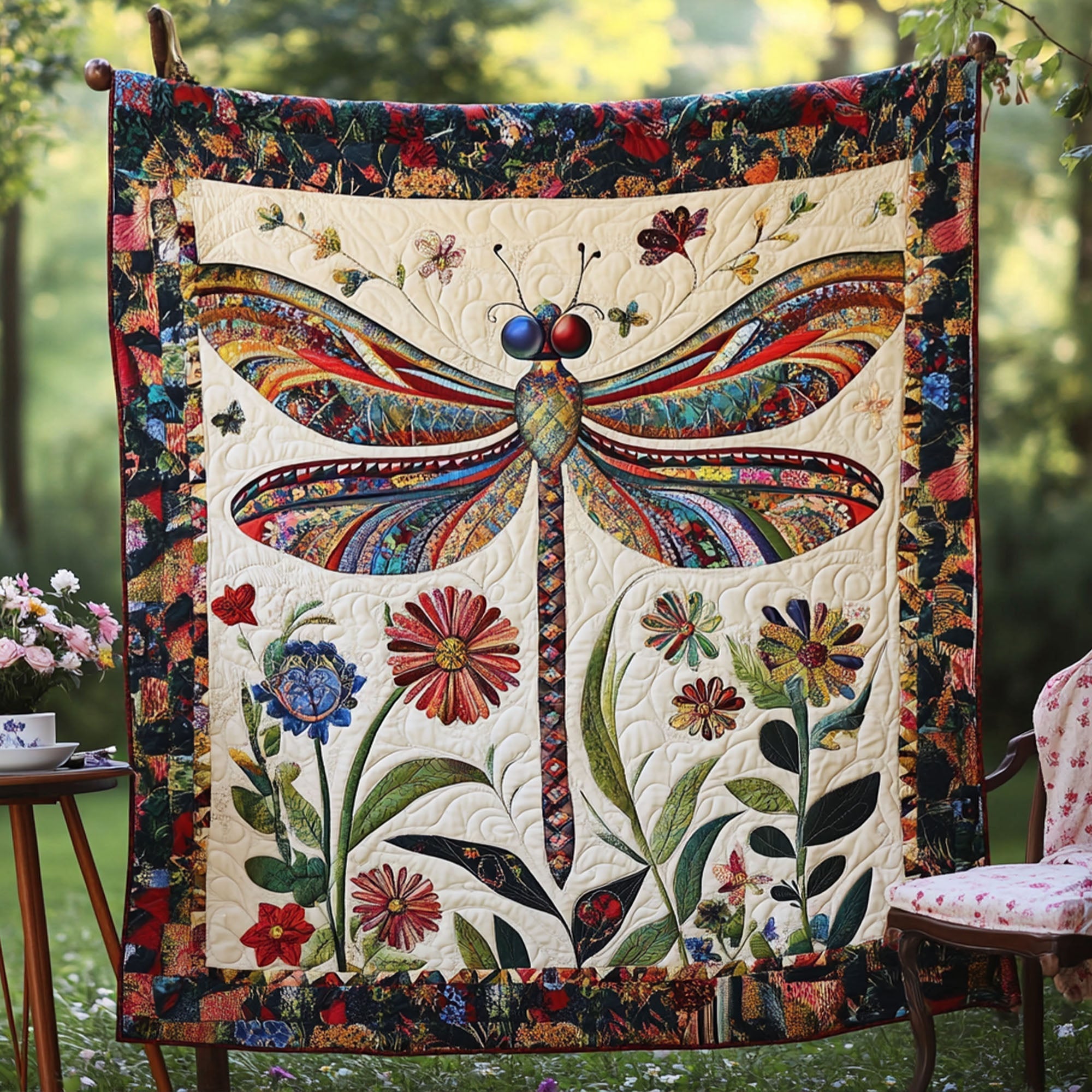 Gifts For Dragonfly Lover Blanket Mystic Meadow Flight-Homacus