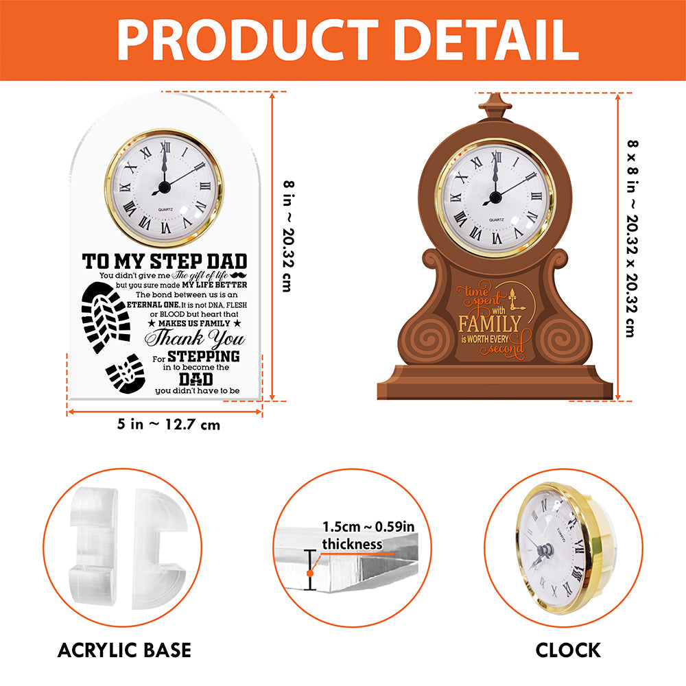 Spooky Couple Desk Clock Plaque - Personalized Gifts For Couple 03ohqn020625-Homacus