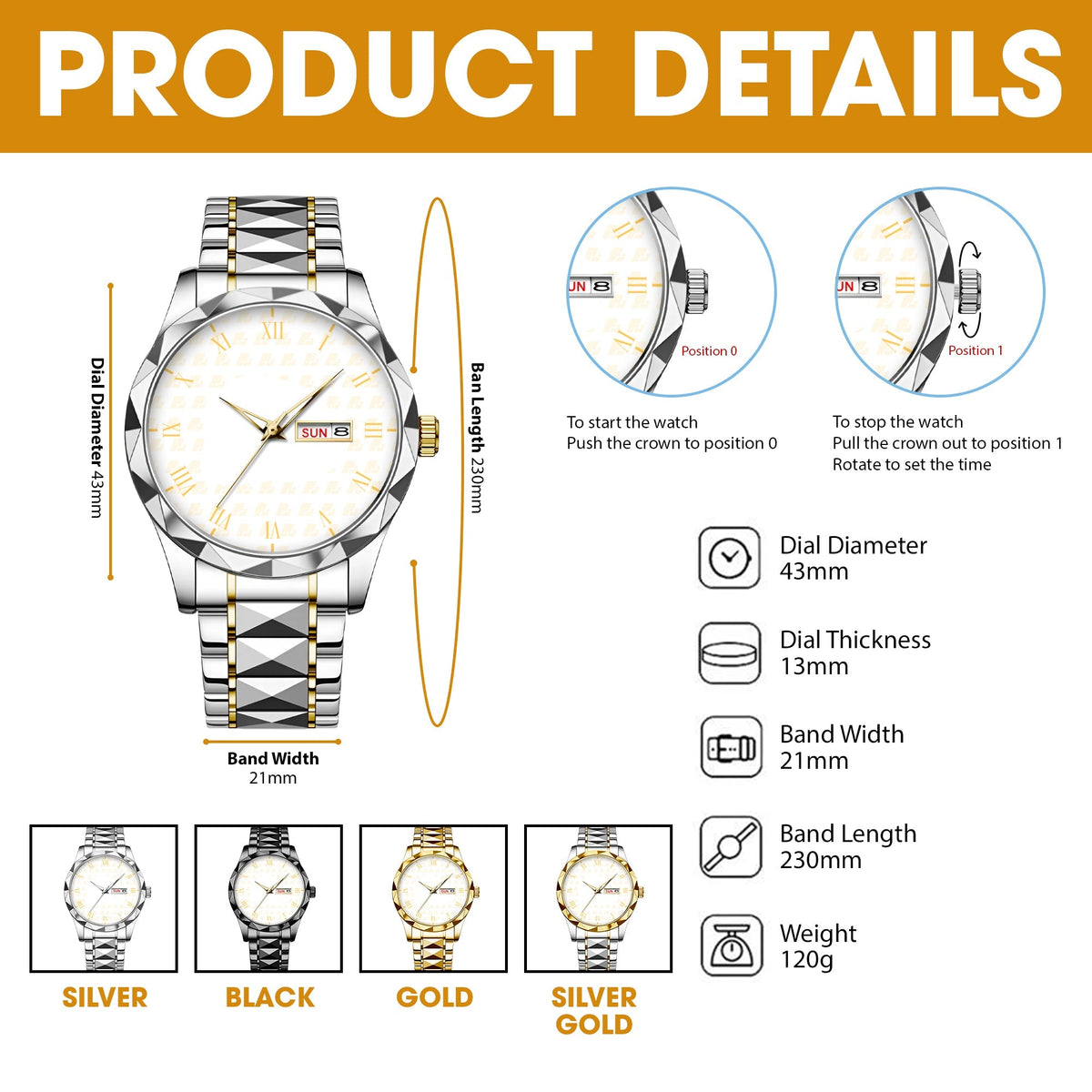 Personalized Gifts For Tractor Lovers Men’s Watch 05tgtn240725-Homacus