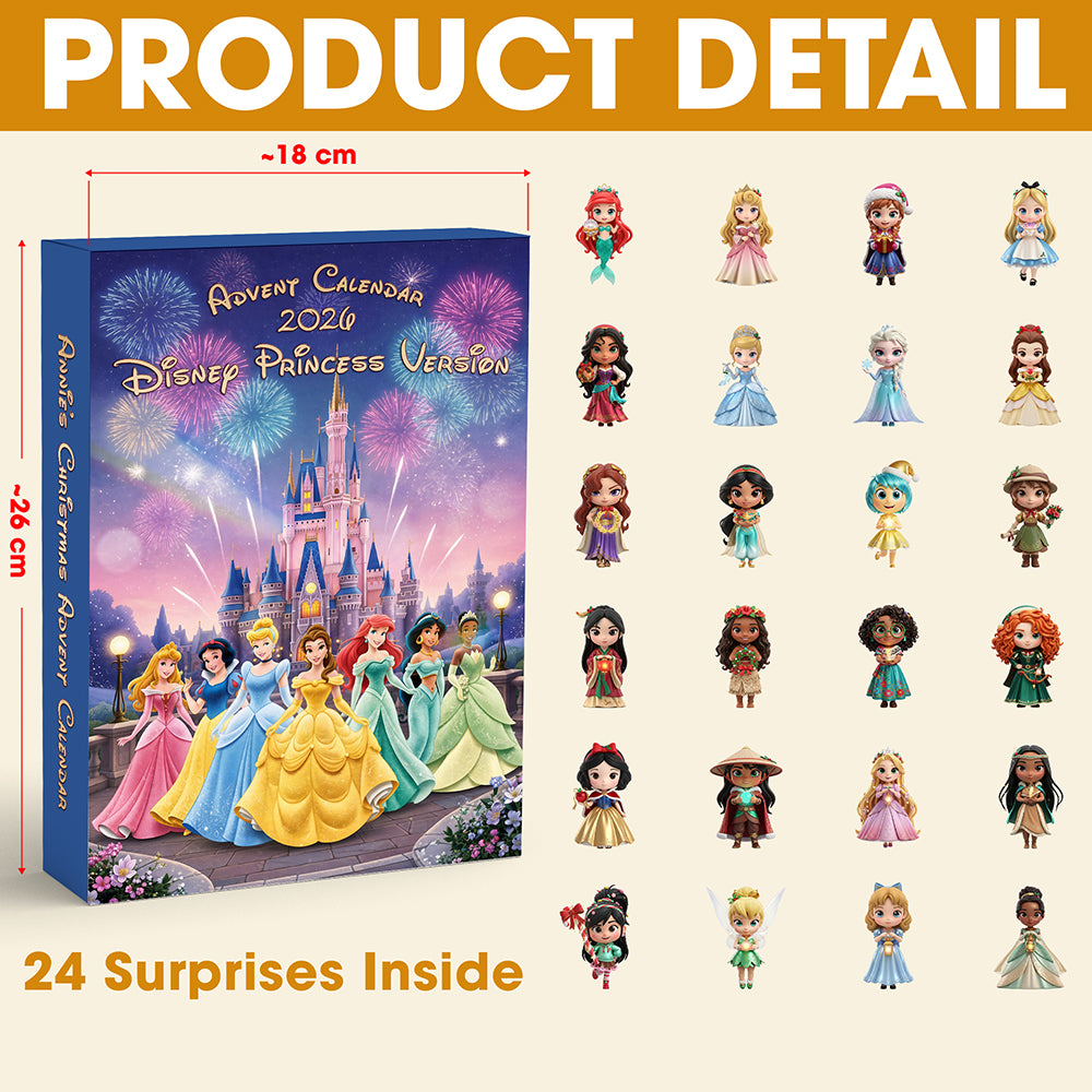 Princesss Collection Blind Box - Personalized Gifts For Christmas Advent Calendar Blind Box 04PGTA271026-Homacus