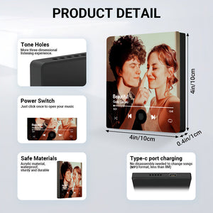 Personalized Gifts For Couple Fridge Magnet 03TGDT030125PA-Homacus