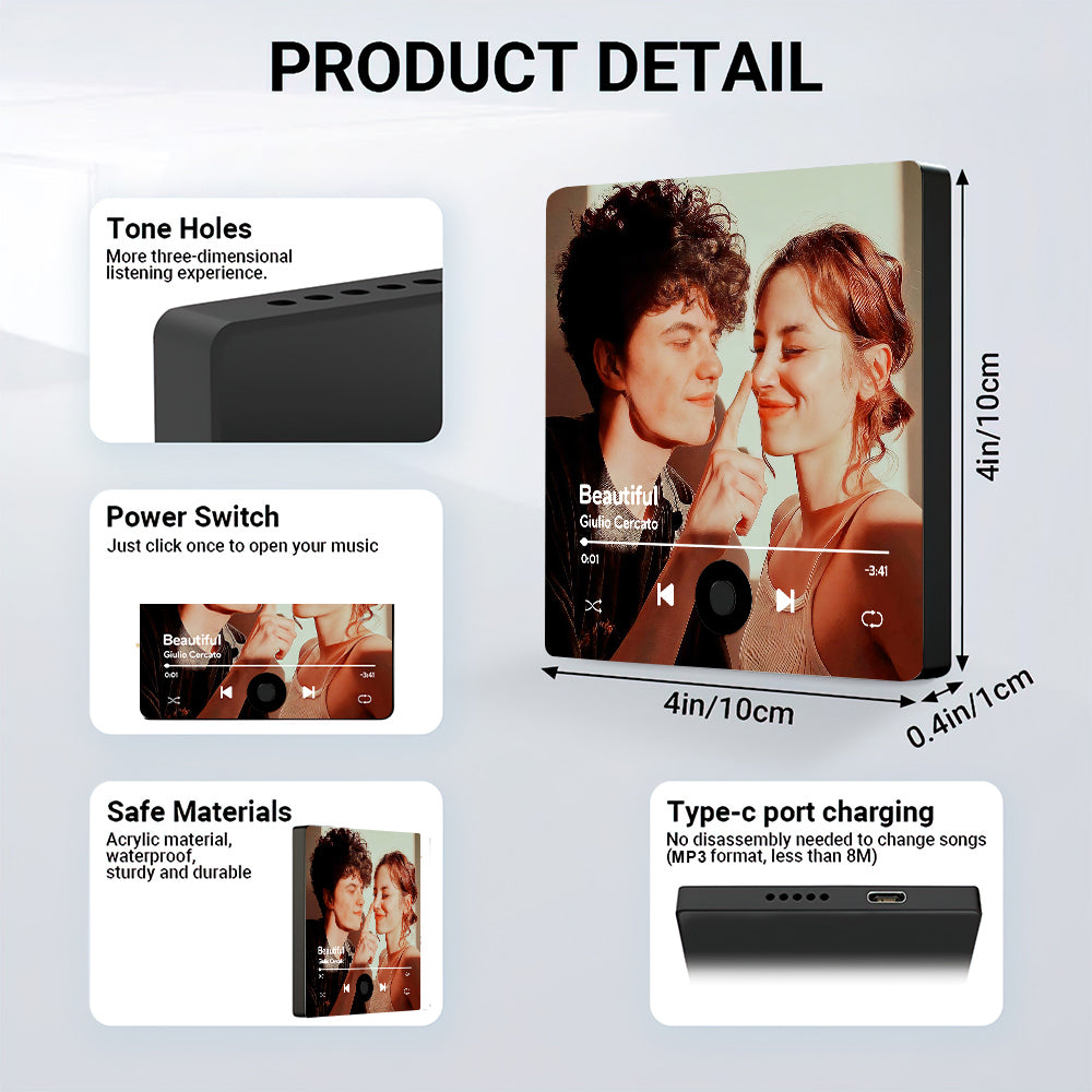 Custom Music & Photo Gifts For Mom Fridge Magnet 04kati050225-Homacus