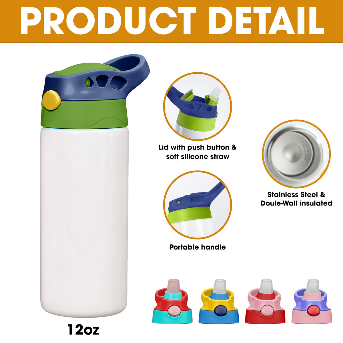Primary School 12oz Kid Tumbler - Personalized Back To School Gifts For Kids 03pati270726
