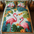 Gifts For Flamingo Lover Quilt Bed Set Pink Horizon-Homacus