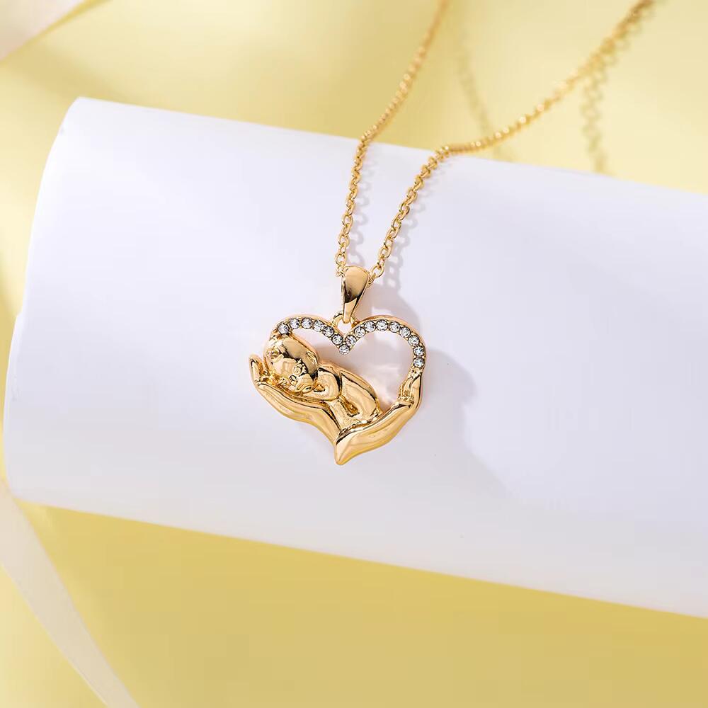 Obstetric Newborn Baby Necklace Gift For Mom-Homacus