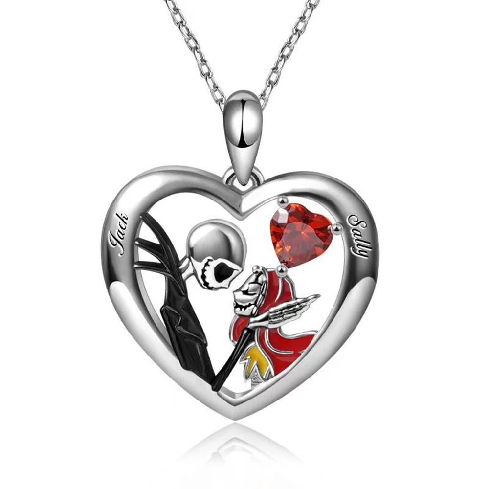 Horror Couple Necklace - Gifts For Couple-Homacus