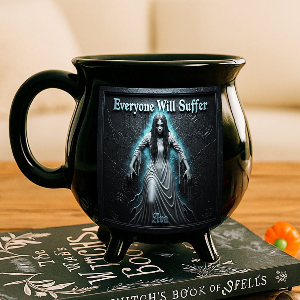 Scary Villain Cauldron Mug - Personalized Gifts For Fans 01HUDT170925-Homacus