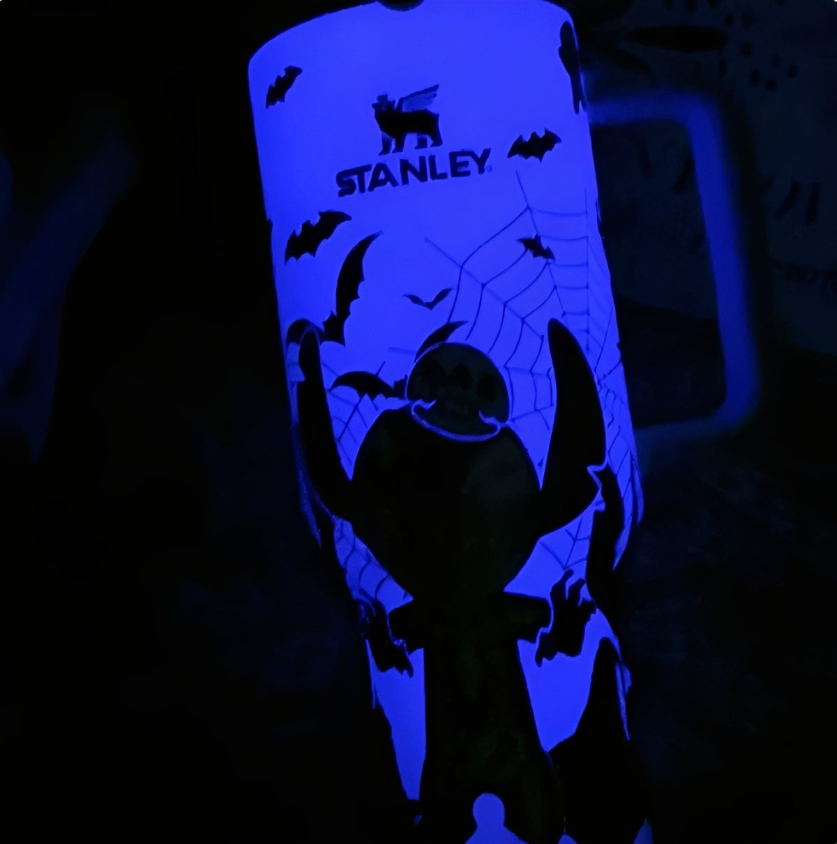 Halloween Tropical Alien Luminous Tumbler - Trendy Gifts For Movie Fans 90laxx180725-Homacus