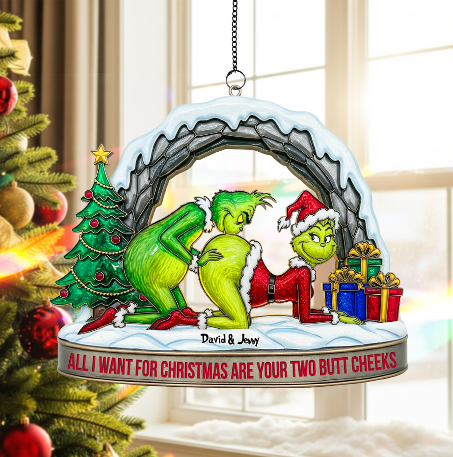 Personalized Christmas Gifts for Couple Suncatcher Ornament 04ohtn170925-Homacus