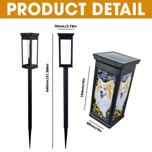 Midnight Tea Party Solar Power Garden Lamp - Personalized Halloween Gifts 01HAQN240826
