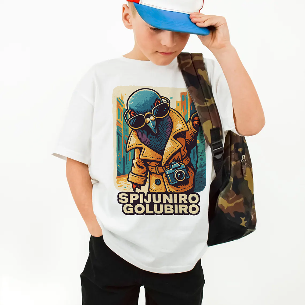 Spijuniro Golubiro Brainrot Shirt Gifts For Kids 0316hudt280725-Homacus