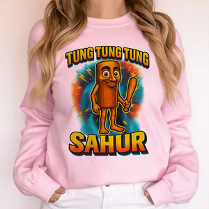 Tung Tung Tung Sahur Brainrot Shirt Gifts For Kids 0322hudt280725-Homacus