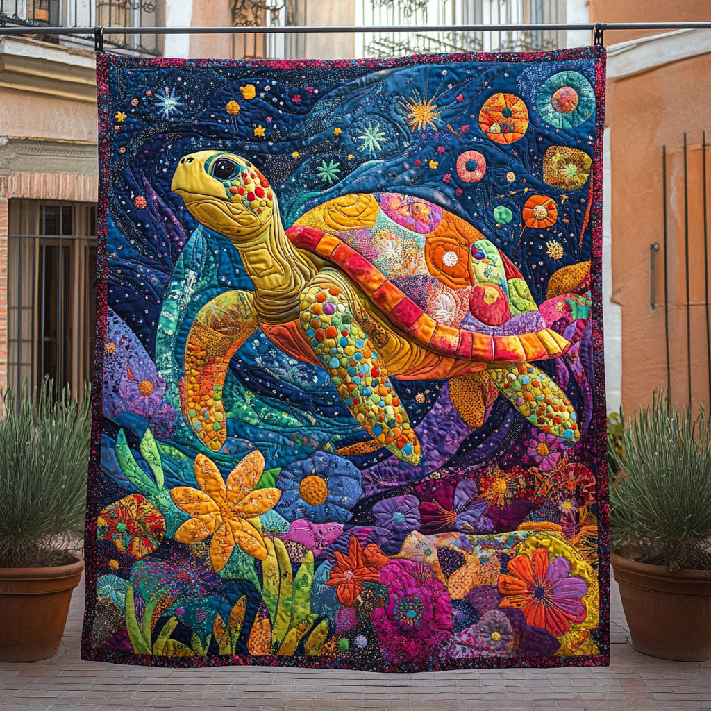Gifts For Turtle Lover Blanket Underwater Odyssey-Homacus