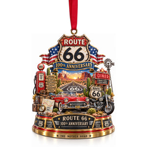 100th Anniversary Christmas Ornament - Personalized Gifts For Speed Lovers 05ohlu170926