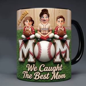 Proud Baseball Mom Magic Coffee Mug - Personalized Gifts For Baseball Mom 03HULU220426-Homacus