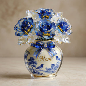 Toile De Jouy Mother Acrylic Plaque - Personalized Gifts For Mothers 02pgmg090326-Homacus