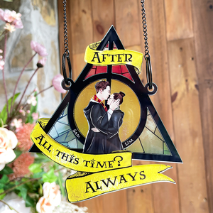Personalized Gifts For Couple Suncatcher Ornament 03HUMH150524TM-Homacus