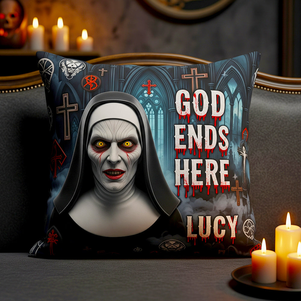 Halloween Villain Square Pillow Personalized Gifts For Fans 02HUDT210825-Homacus