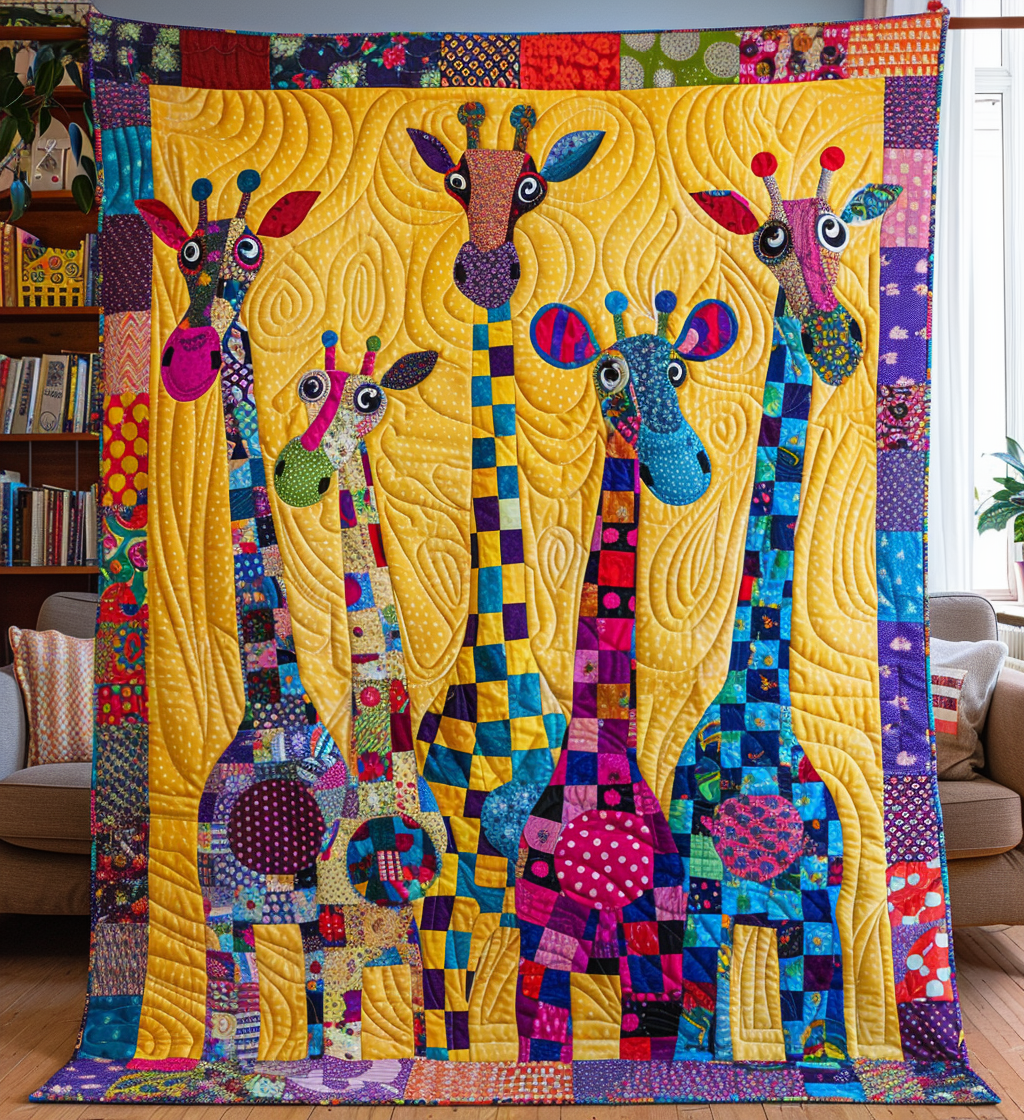 Gifts For Giraffe Lover Blanket Whimsical Giraffe Wonderland-Homacus