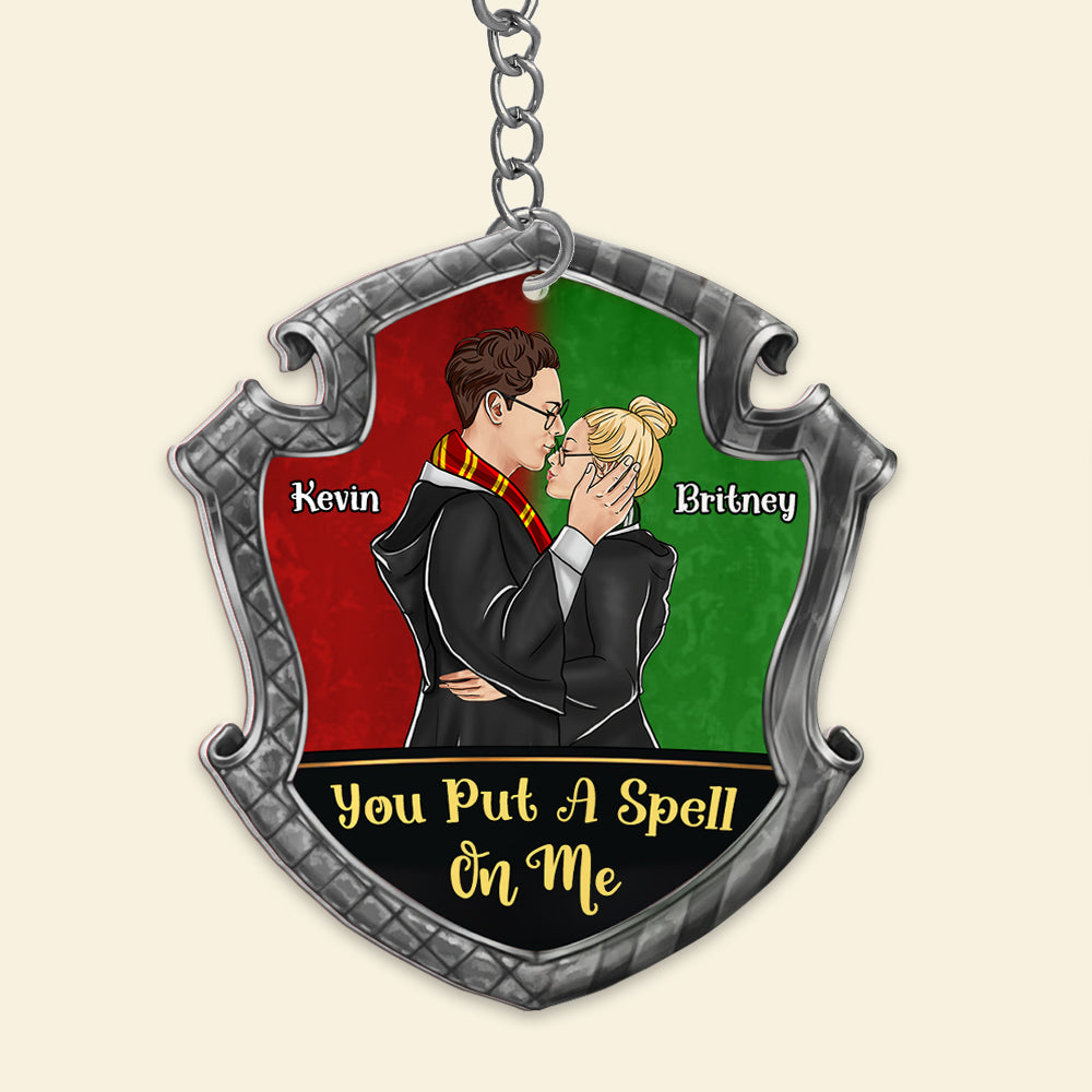 Personalized Gifts For Couple Keychain You Put A Spell On Me-Homacus
