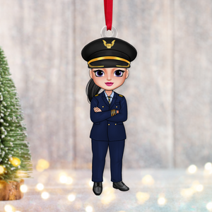 Personalized Gift For Pilot Acrylic Ornament 03ACPU121124-Homacus