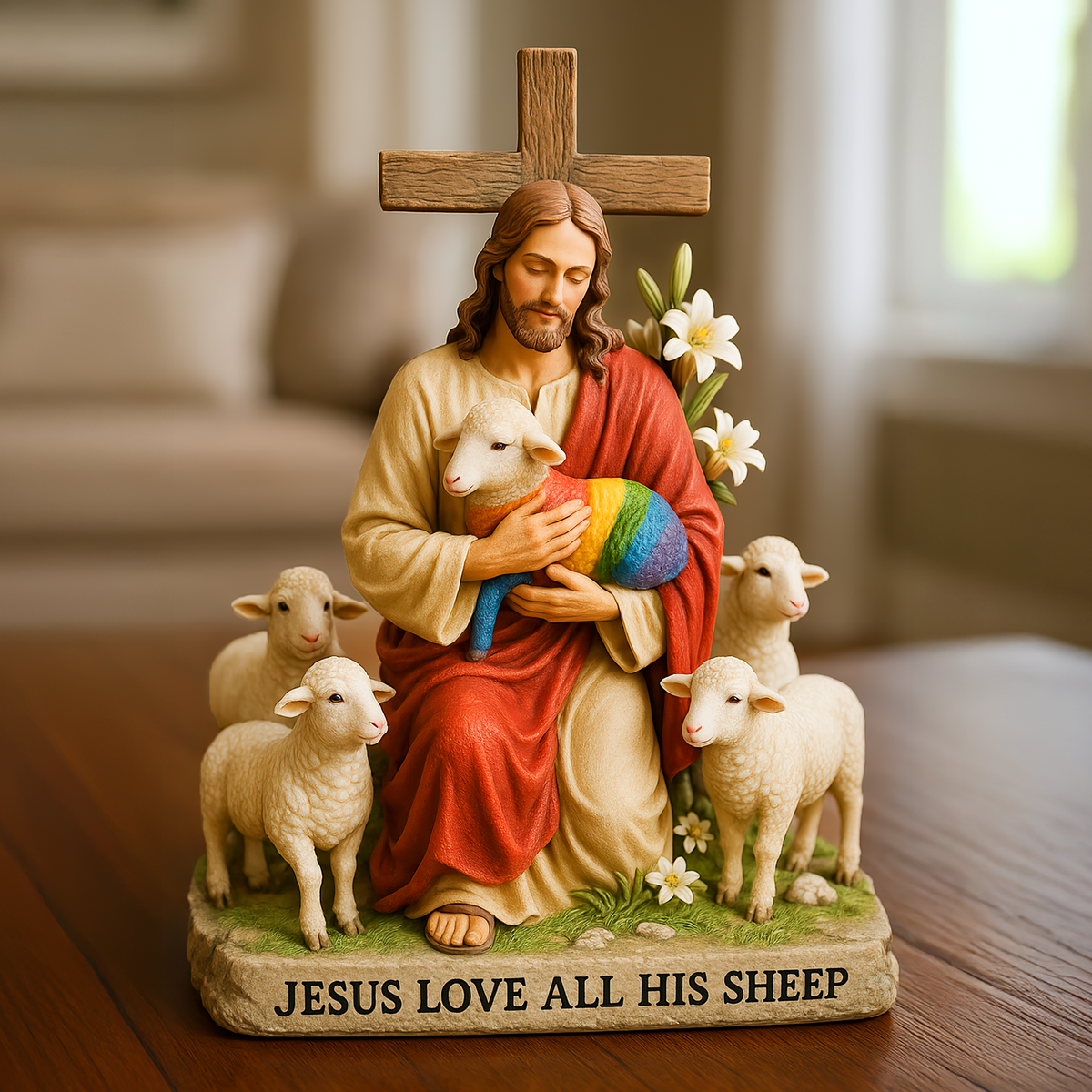 LGBT Jesus Supporter Acrylic Plaque - Gifts For LGBT+ 05HUPU130525-Homacus