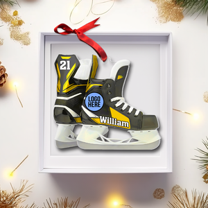 Personalized Gifts For Ice Hockey Players Christmas Ice Skates Ornament 02hupu021124-Homacus