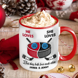 Personalized Gifts For Ice Hockey-loving Couple Coffee Mug 02hupu221124-Homacus