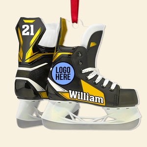 Personalized Gifts For Ice Hockey Players Christmas Ice Skates Ornament 02hupu021124-Homacus