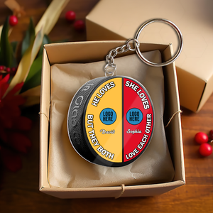 Personalized Gifts For Ice Hockey-loving Couple Christmas Ornament 02hupu231124-Homacus